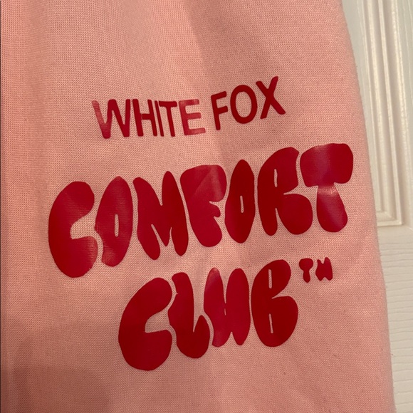 White Fox Boutique Pink Comfort Club Joggers - Picture 2 of 4